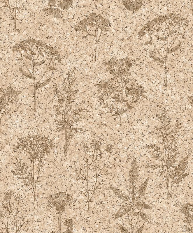 Brut- kurk/bloem beige M783-07