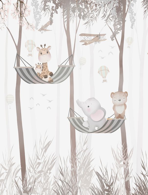 Cute Walls- Forest Tour 212x280cm CW6032-1