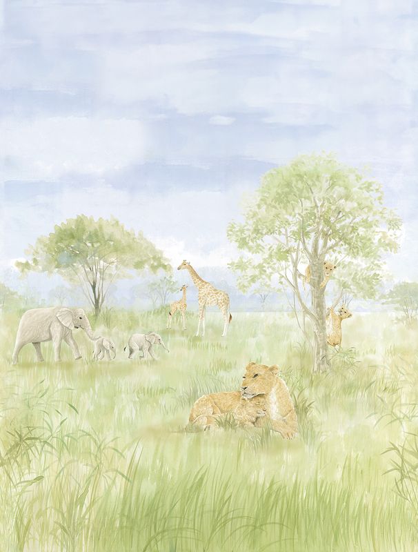 Cute Walls- Safari Park 212x280cm CW6113-2