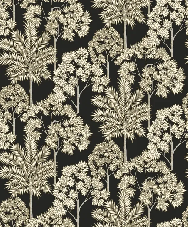 Arcadia- Palm Forest zwart A71302 Arcadia- Palm Forest zwart A71302