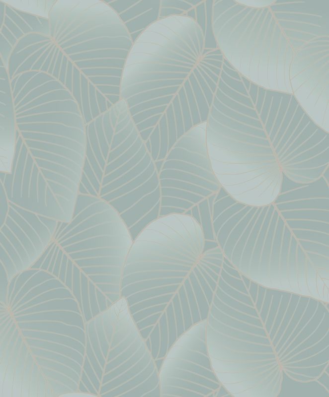 Botanique- Big Leaves groen B212-14 Botanique- Big Leaves groen B212-14