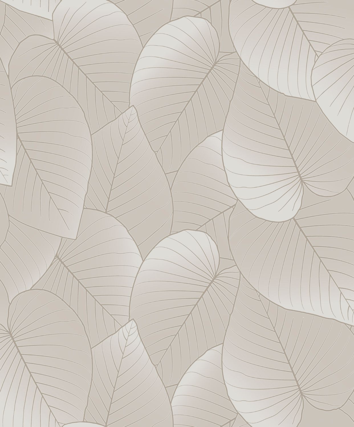 Botanique- Big Leaves beige B212-07 Botanique- Big Leaves beige B212-07