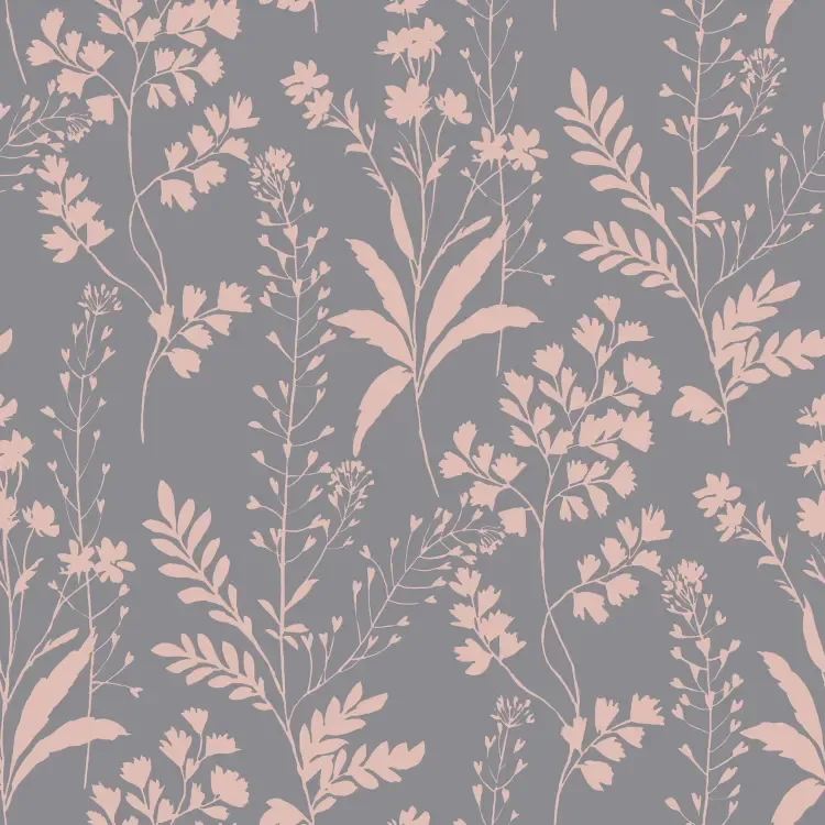 Botanique- Wild Flowers lila/roze M528-03 Botanique- Wild Flowers lila/roze M528-03