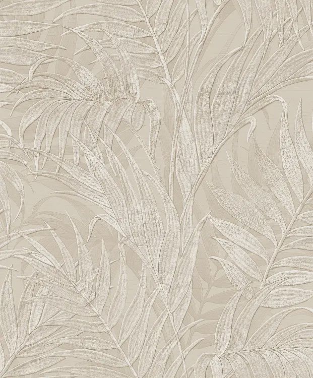Grace Tropical palm leaf beige GR322102