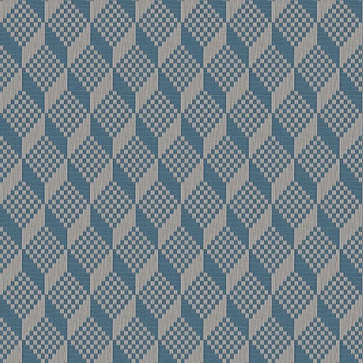 Grace 3D stitched cube blue GR322306