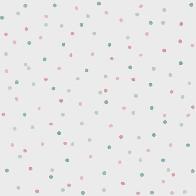 FC Joy- stippen wit/turq/roze 72112