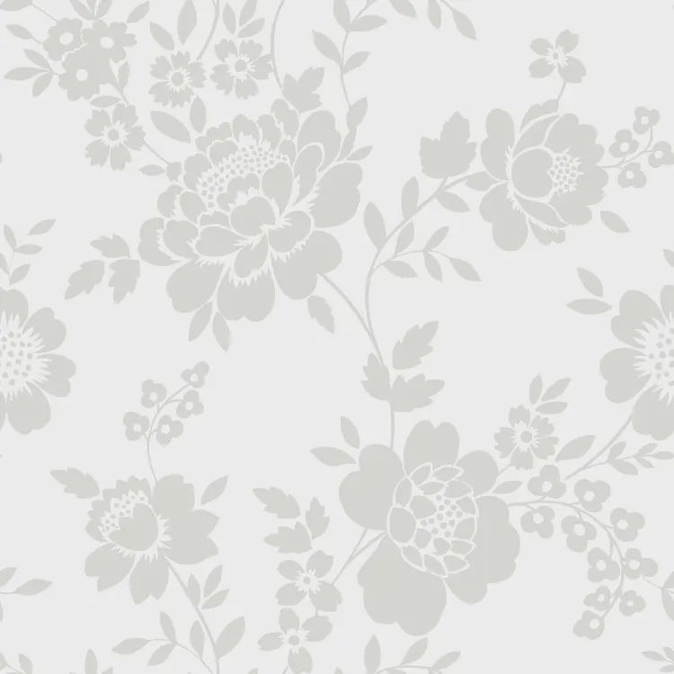 FC Joy- bloemen wit/grijs 72053