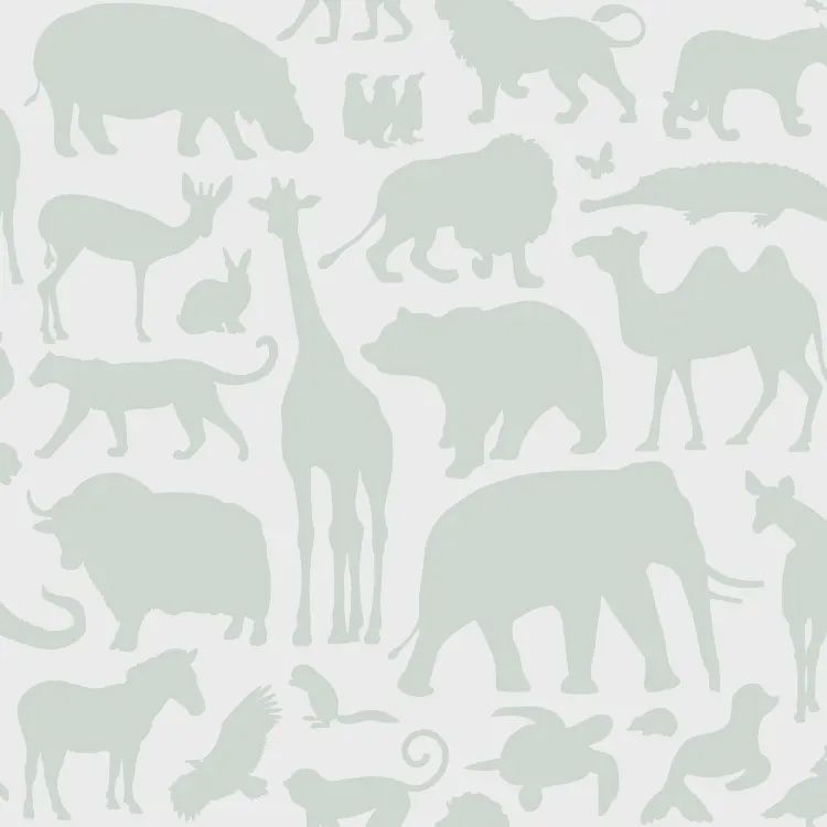 FC Joy- dieren wit/mintgroen 72070