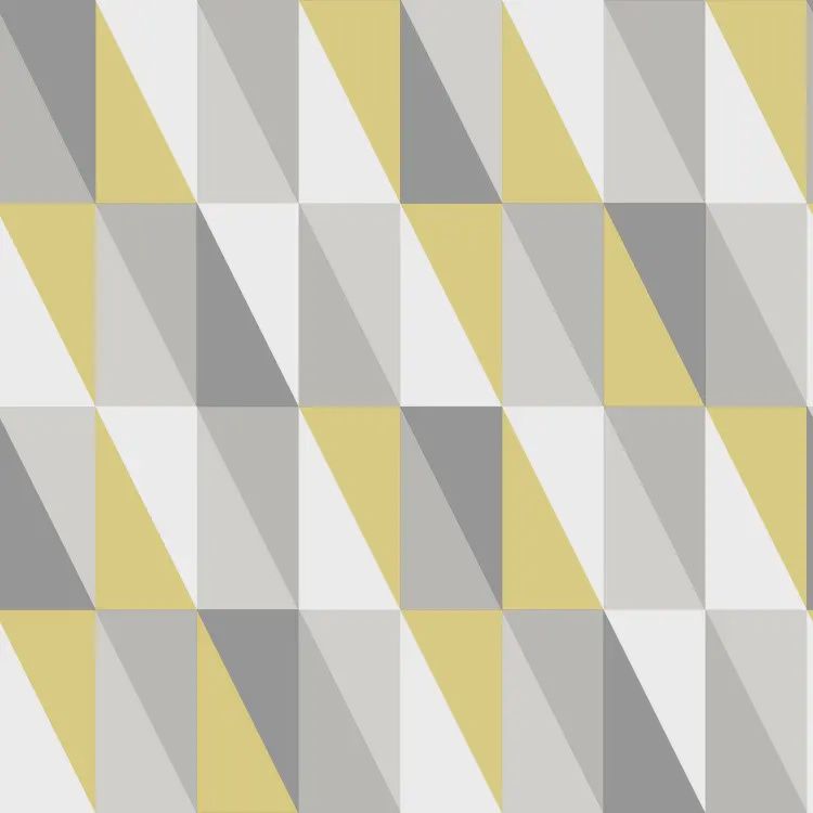 FC Joy- driehoeken grijs/geel 72110