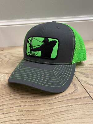 Charcoal/Neon Green Hat