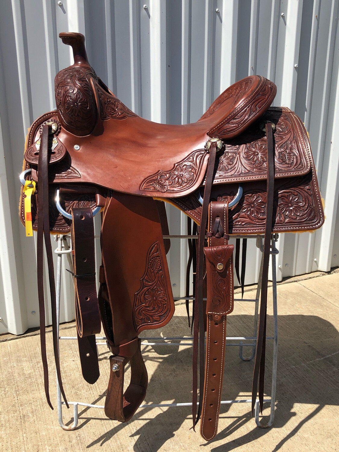Robert Teskey Elite Cow Horse Saddle with 16” Seat Size