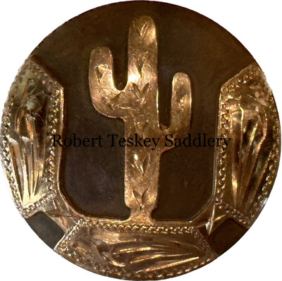 Antique Gold Star Concho - Teskeys