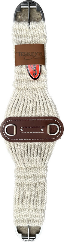 Teskey’s Mohair Roper Cinch with Stainless Steel Pro-Roller Buckles