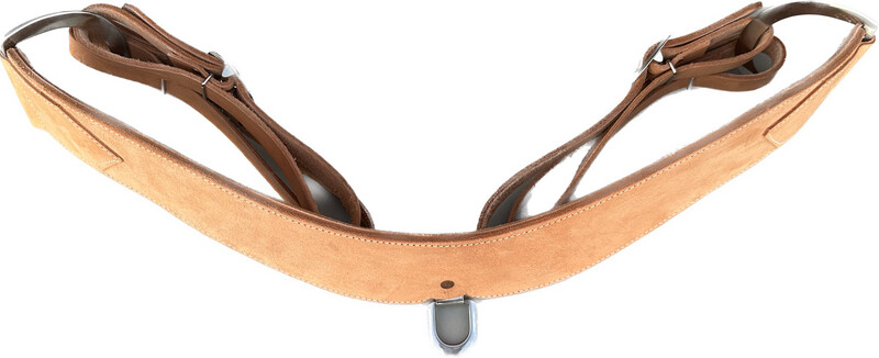 Tripping Collar Rough-out Leather in Light Oil Finish