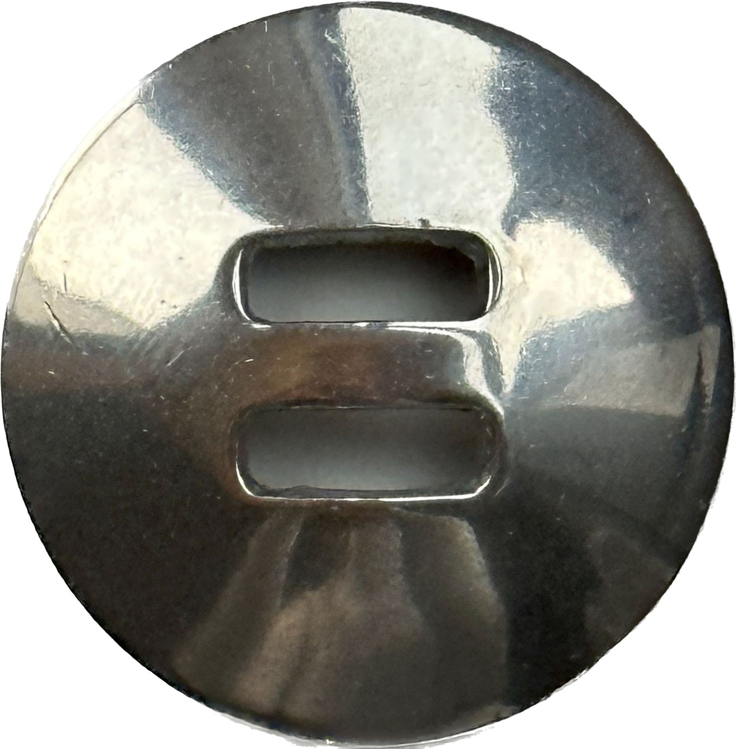 Slotted Concho Polished Stainless Steel