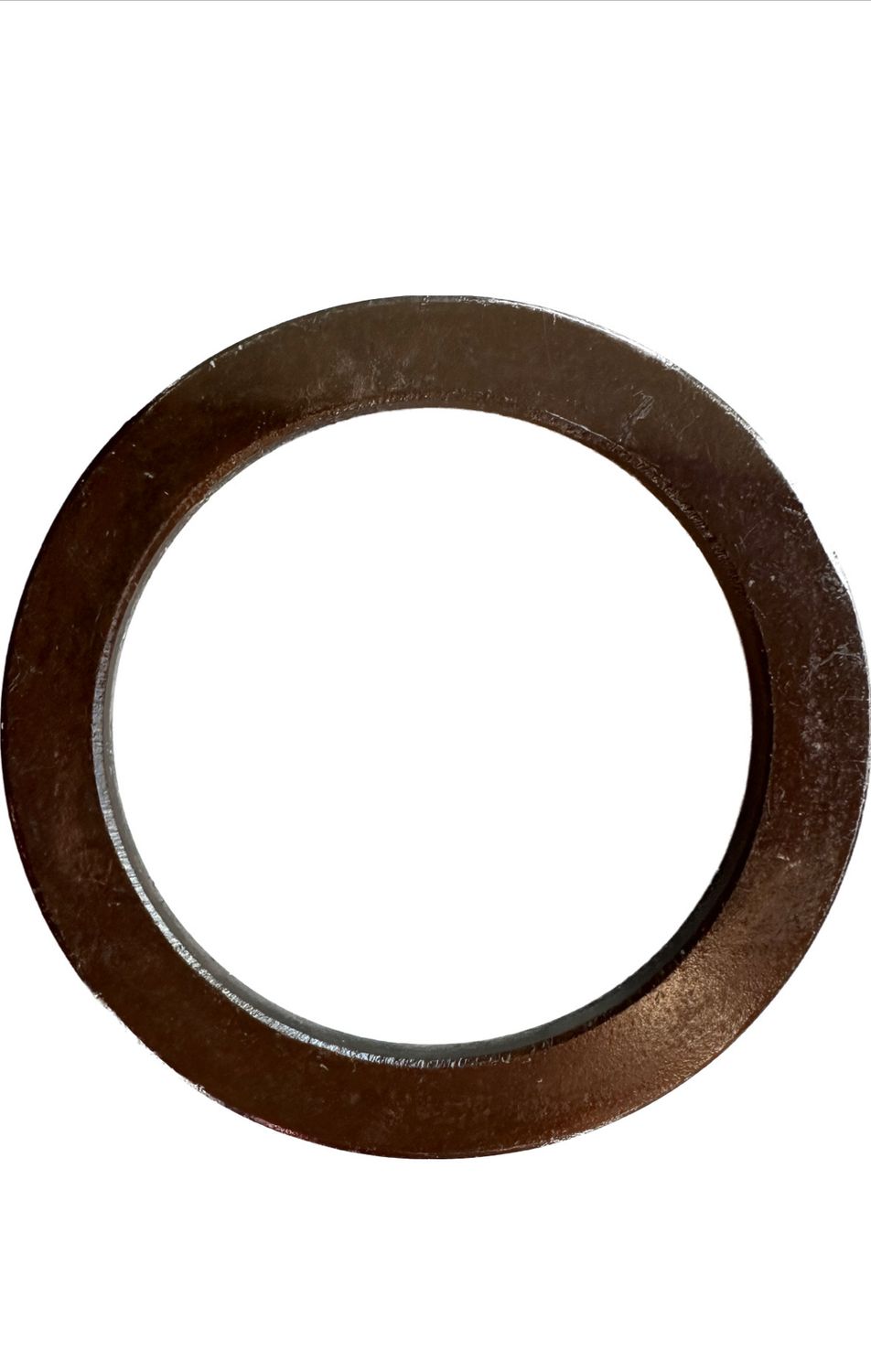 Saddle Ring in Rust Brown Plain
