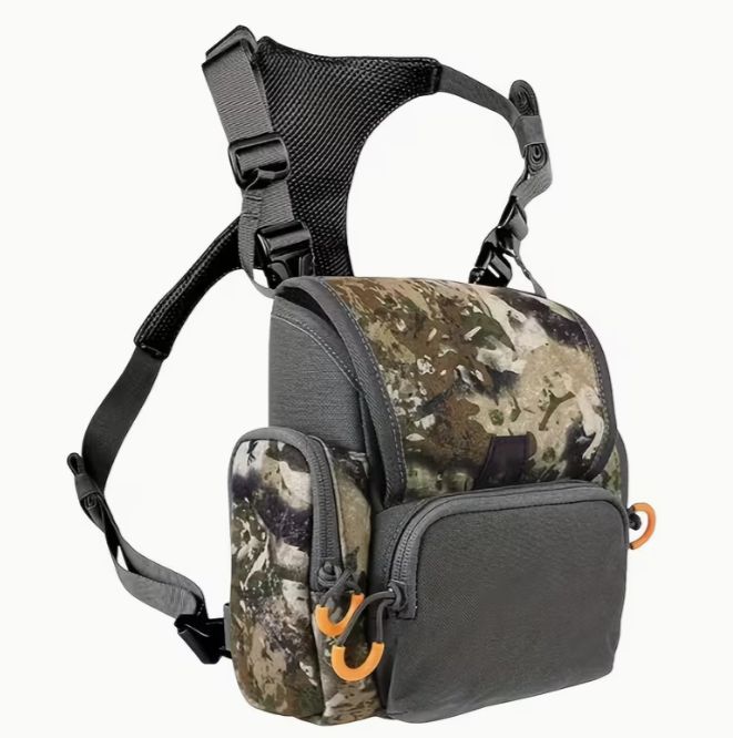 RANGECORE CHEST PACK — Black/Camo (Binocular Bag)