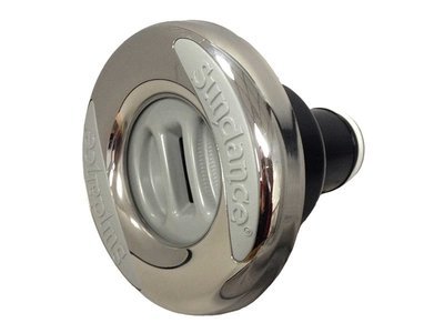 Fluidix-Intelli Stainless Steel/ Gray 5-1/4&quot; Face Jet| Sundance Spas