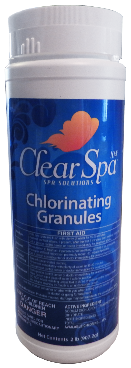 Chlorine Granules 2lbs Clear Spa