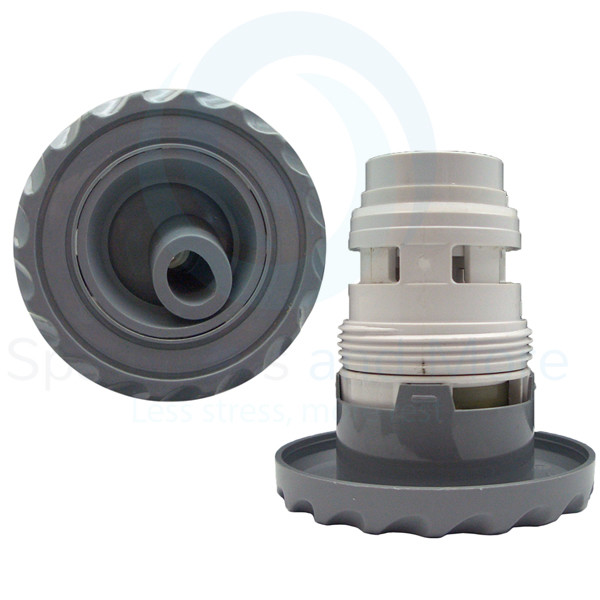Poly Jet Roto Gray Deluxe Scalloped 3-3/8&quot; Face | Water Way