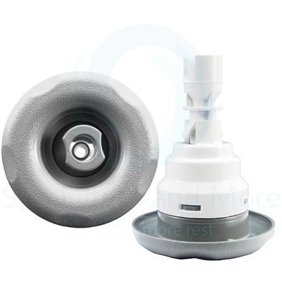 Poly Storm Directional Light Gray Textured Scalloped 3-3/8" Face Snap-In| Water Way