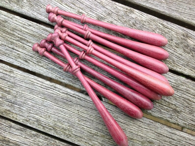 Bayeux Purpleheart Lace Bobbins - pack of ten