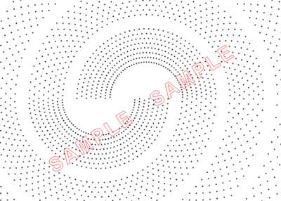 Plotadots, A3 Circular Spiral Grids - Set of Five Lace Design Grids