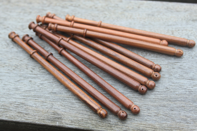 Midland Rosewood Lace Bobbins - Pack of ten