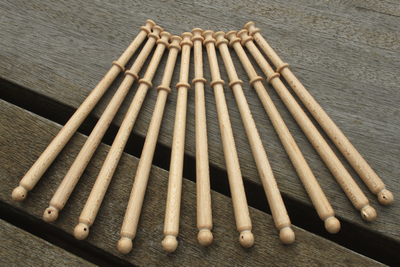 Midland Maple Lace Bobbins - Pack of ten