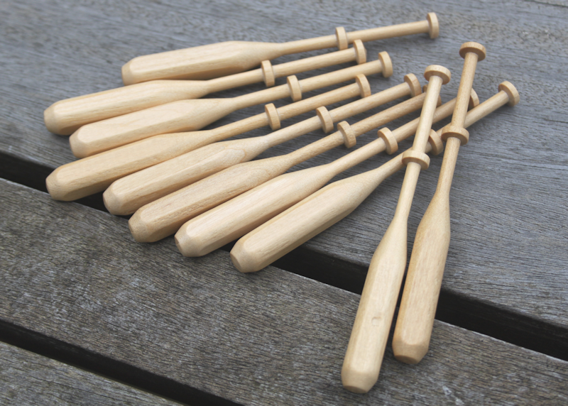 Square (Short) Guatambu Lace Bobbins - Pack of ten