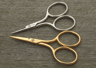 Scissors - Etui Scissors (Silver or Gold) - for Lacemaking or Embroidery
