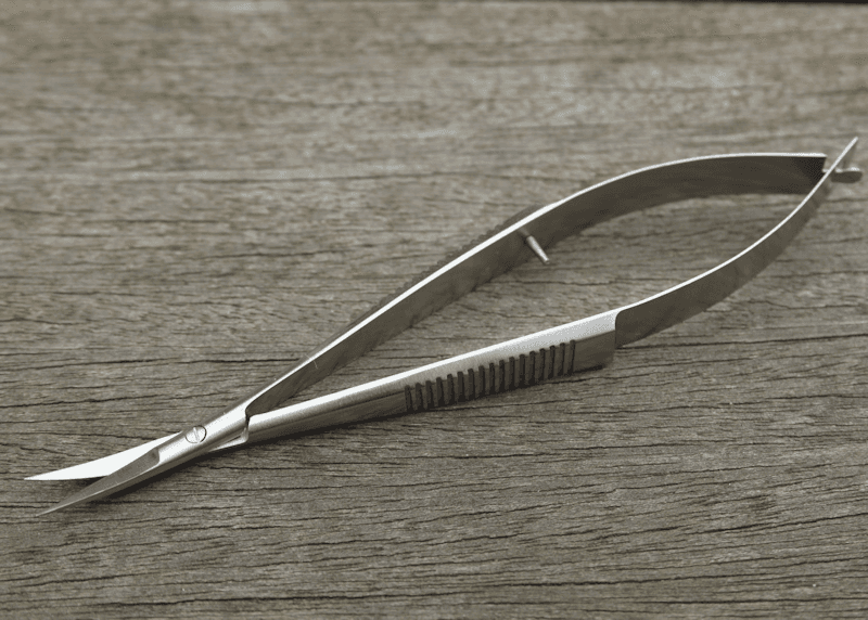 Squeezers - Fine Work Curved Micro Scissors for Lacemaking or Embroidery