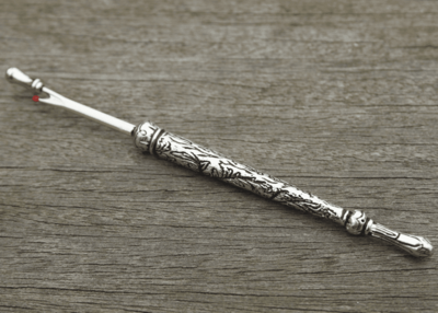 Seam Ripper - Large Pewter Floral Handle