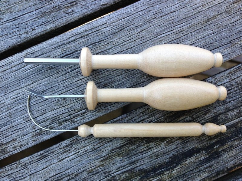 Lacemaking Tools - Lazy Susan, Pin Lifter & Pin Pusher