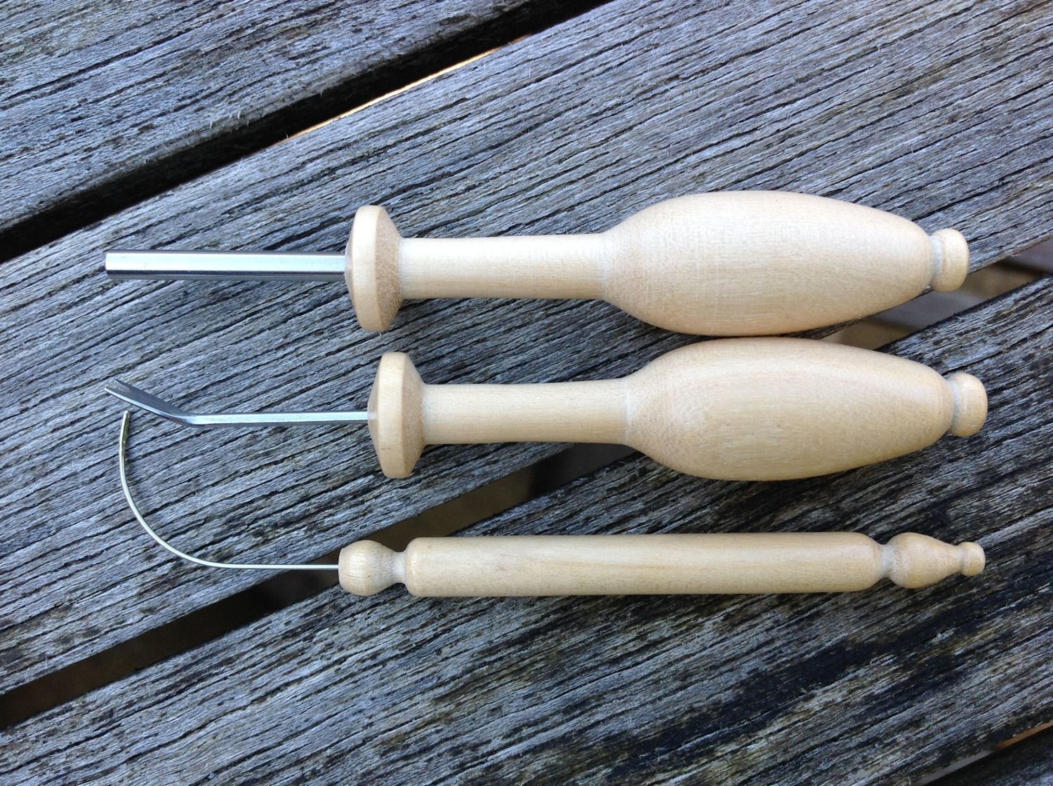 Lacemaking Tools - Lazy Susan, Pin Lifter & Pin Pusher Lacemaking Tools - Lazy Susan, Pin Lifter & Pin Pusher