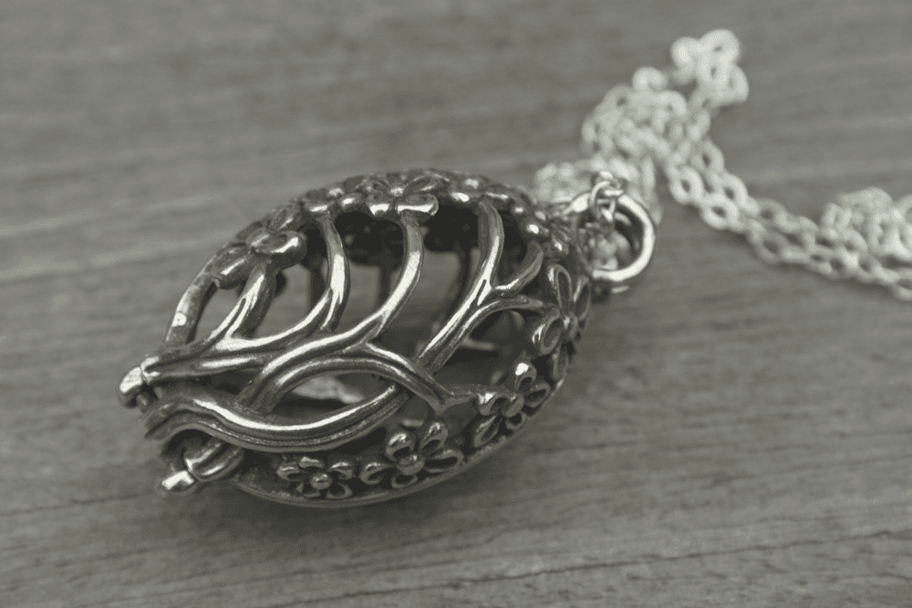 Thimble Cage - Antique Pewter Rococco Style Thimble Cage - Antique Pewter Rococco Style