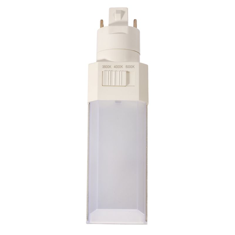 Topaz PLT Plug-in Lamp Vertical Type A CCT Select Warm Colors 27-30-35K 4-pin G24q Base to1050lm Topaz PLT Plug-in Lamp Vertical Type A CCT Select Warm Colors 27-30-35K 4-pin G24q Base to1050lm
