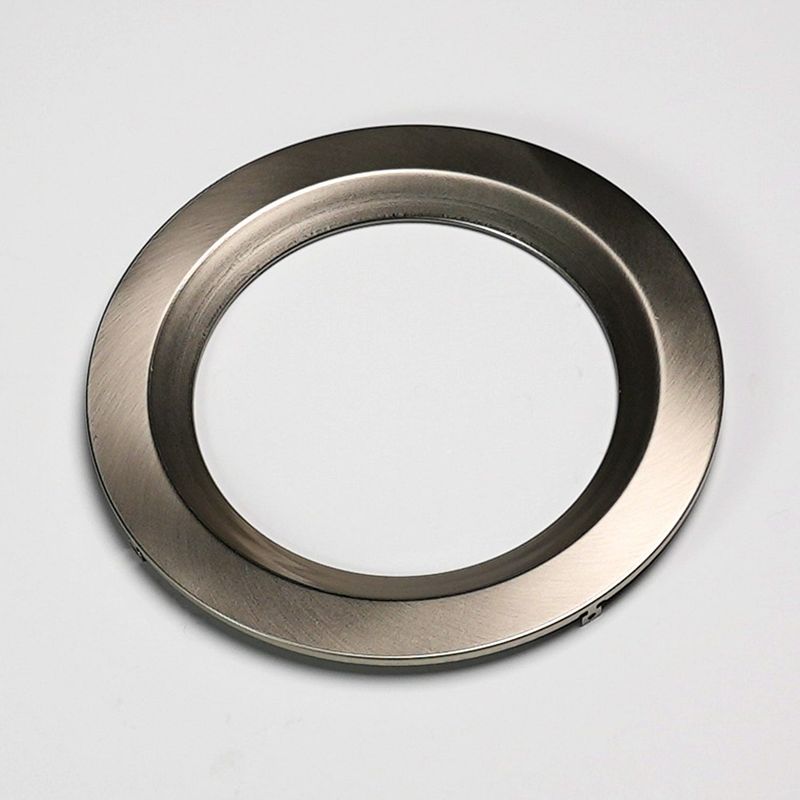 Recessed Smooth Replacement Trim 6in Satin Nickel for Slim Downlights (CSDL, DFDLS)