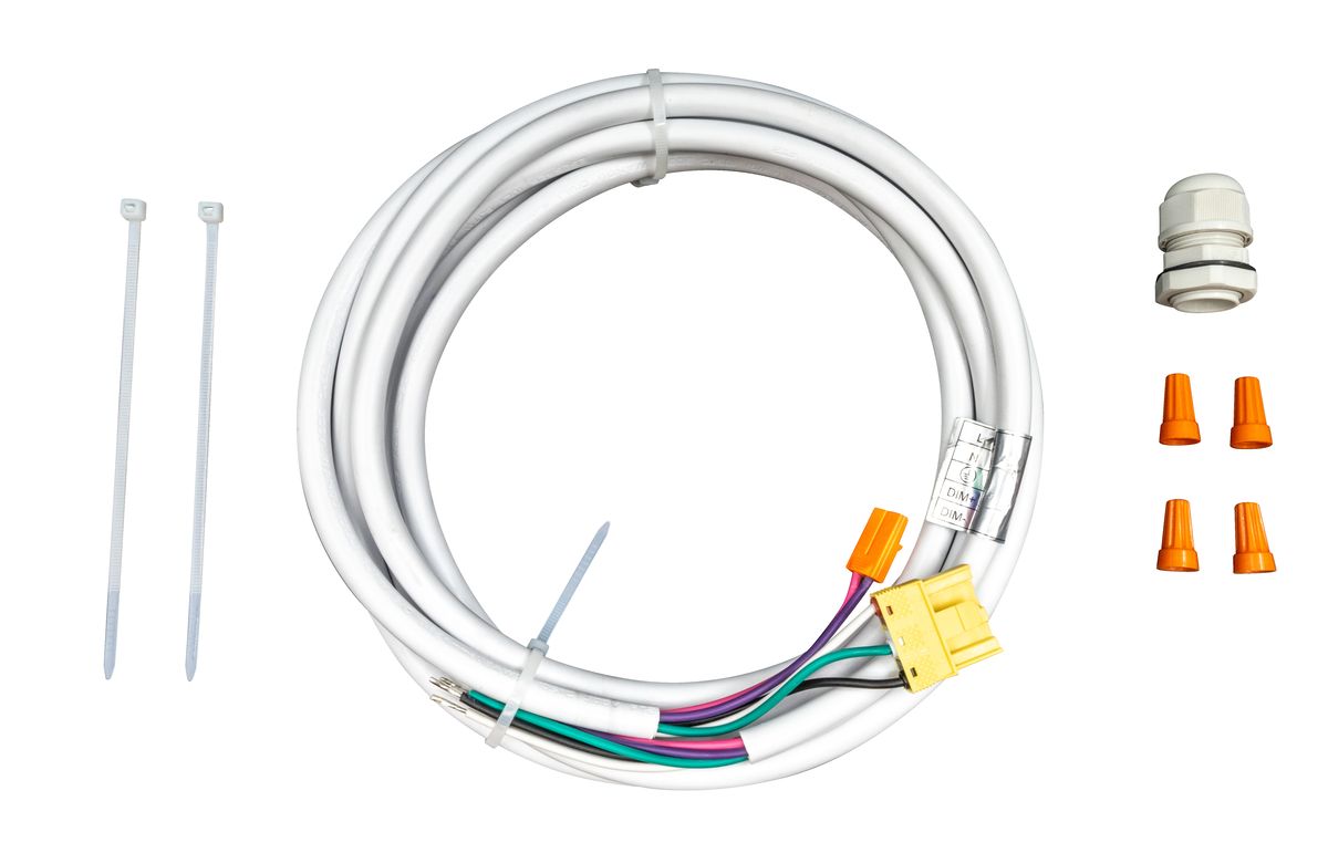 Topaz Power Cord Extenstion 12FT White for LSA-BL with Connectors