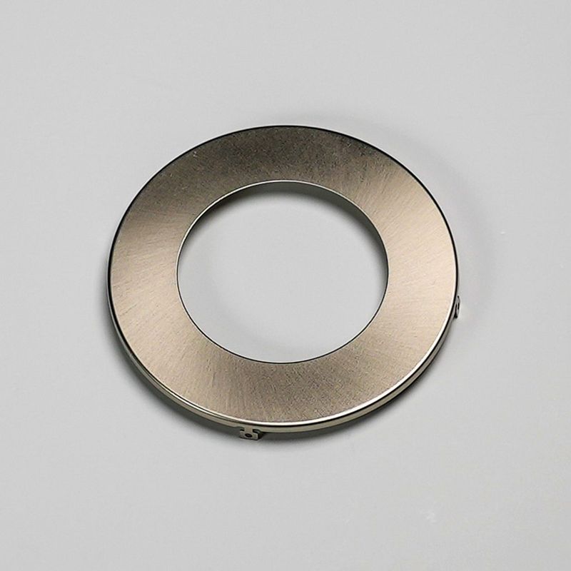 Flat Smooth Replacement Trim 4in Satin Nickel for Slim Downlights (CSDL, FSDLS)
