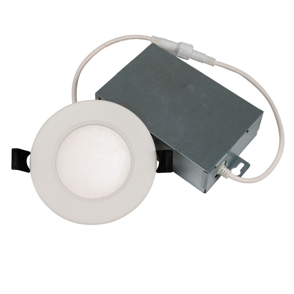 Topaz 3in Canless Recessed Downlight 7W 580lm 5-CCT Select 120V 50W-Equiv Topaz 3in Canless Recessed Downlight 7W 580lm 5-CCT Select 120V 50W-Equiv