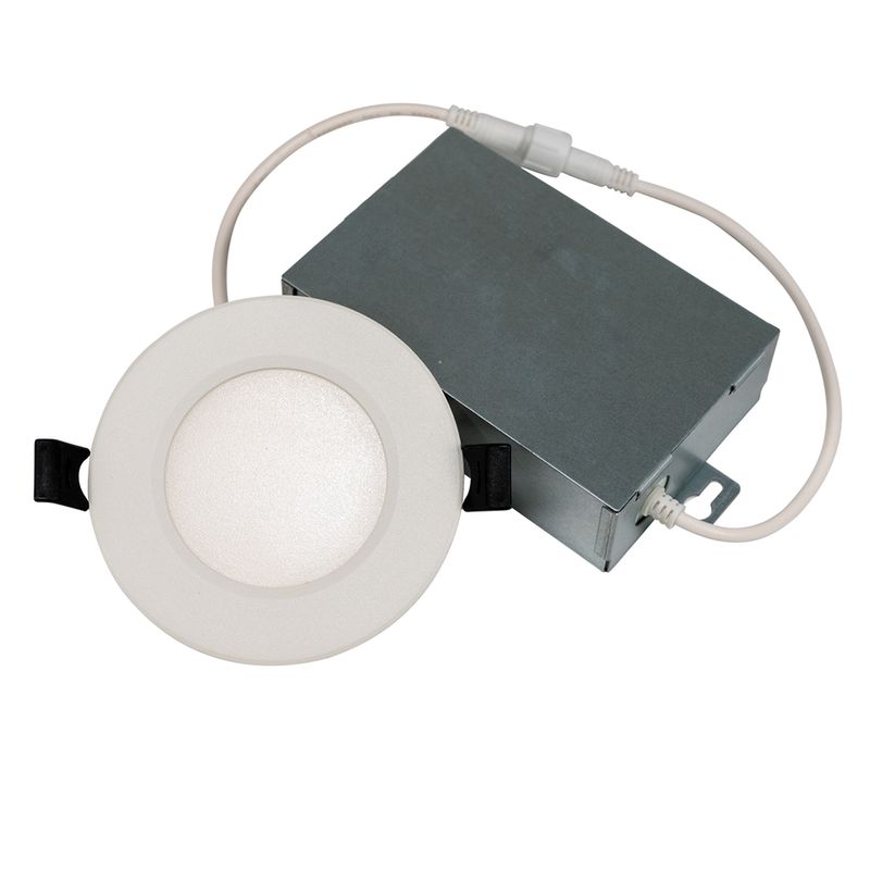 Topaz 3in Canless Recessed Downlight 7W 580lm 5-CCT Select 120V 50W-Equiv