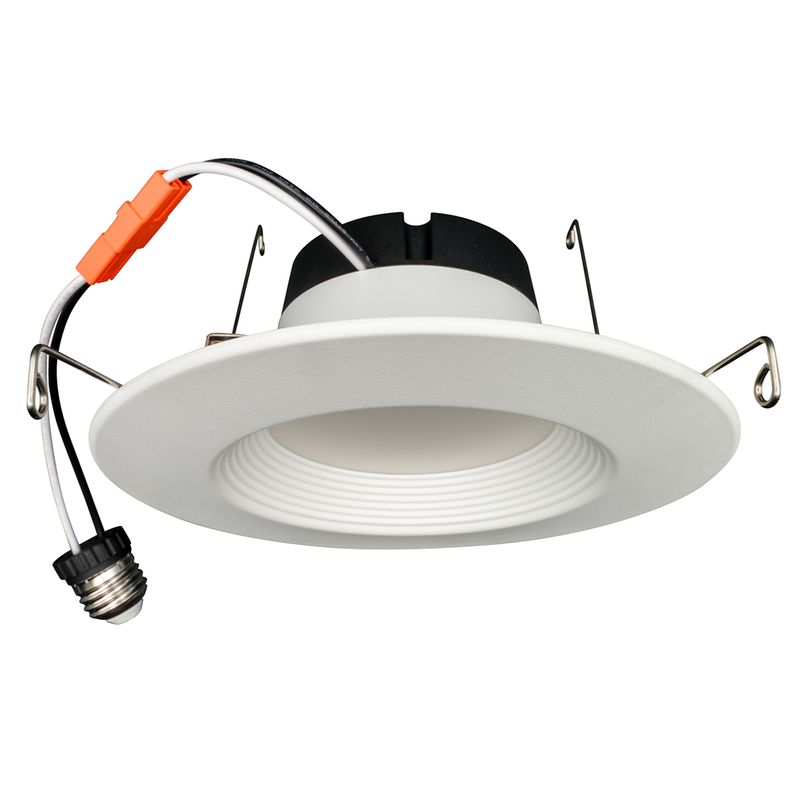 Topaz 6in Retrofit Downlight 13W 4000K 1350lm White Baffle Trim Economical 120V 100W-equiv