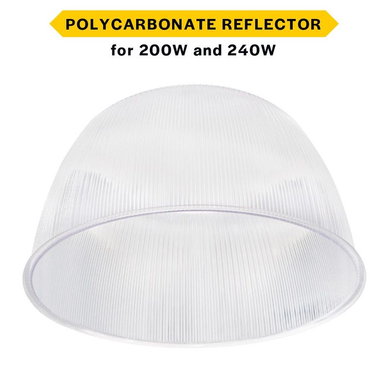 Polycarbonate Reflector for 200W and 240W ERHB Gen-2 Polycarbonate Reflector for 200W and 240W ERHB Gen-2