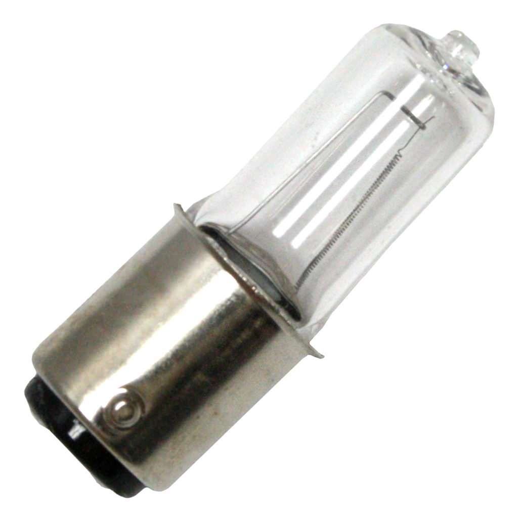 Single Ended JD-Type Halogen Clear T4 Bulb 130V 35W 2950K BA15D Base 2280 Lumens 2000 Avg Life 99 CRI Dimmable