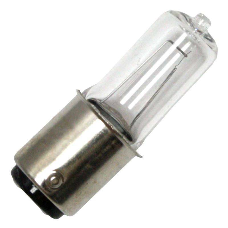 Single Ended JD-Type Halogen Clear T4 Bulb 130V 35W 2950K BA15D Base 2280 Lumens 2000 Avg Life 99 CRI Dimmable