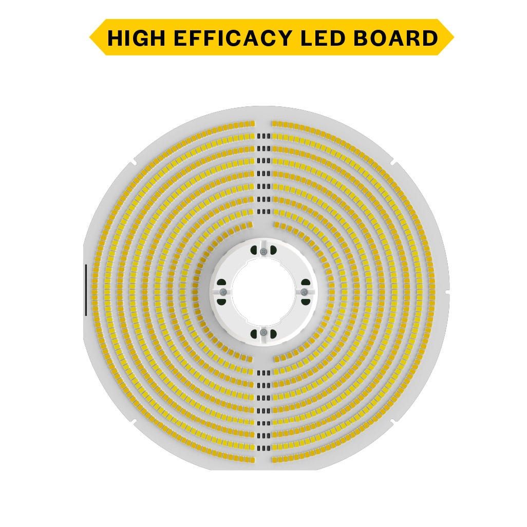 LED Board with Tooless Connector Converts HRHB-3 (120-200W) and HRHB-4 (180-240W) to 180LPW Higher Lumen Efficacy with Same 3-CCT Selectable and Watts Gen-2 LED Board with Tooless Connector Converts HRHB-3 (120-200W) and HRHB-4 (180-240W) to 180LPW Higher Lumen Efficacy with Same 3-CCT Selectable and Watts Gen-2