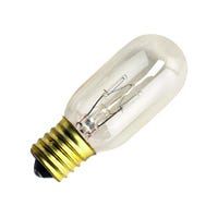 T7 Incandescent Tube 15W 2700K Candelabra Base 120V Clear Dimmable