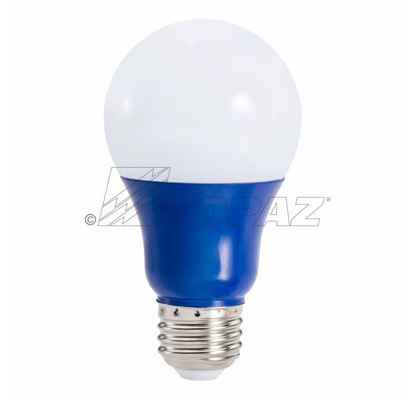 Topaz LED A19 Blue Bulb 2.5W 25lm E26 Base