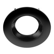 ProLED Retrofit Downlight 6 Round Replacable Baffle Trim Black